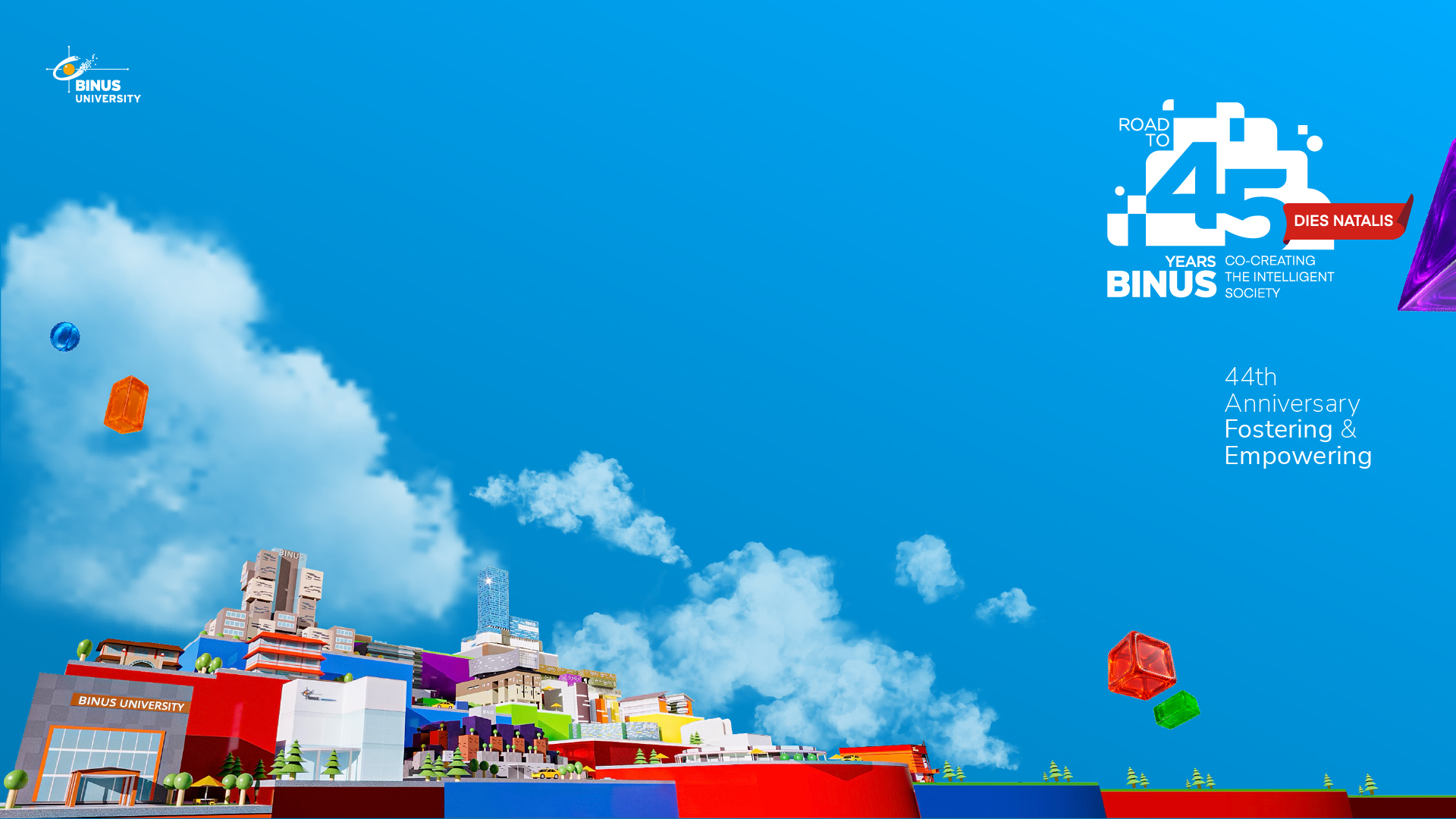Wallpaper – Road to BINUS 45 Blue