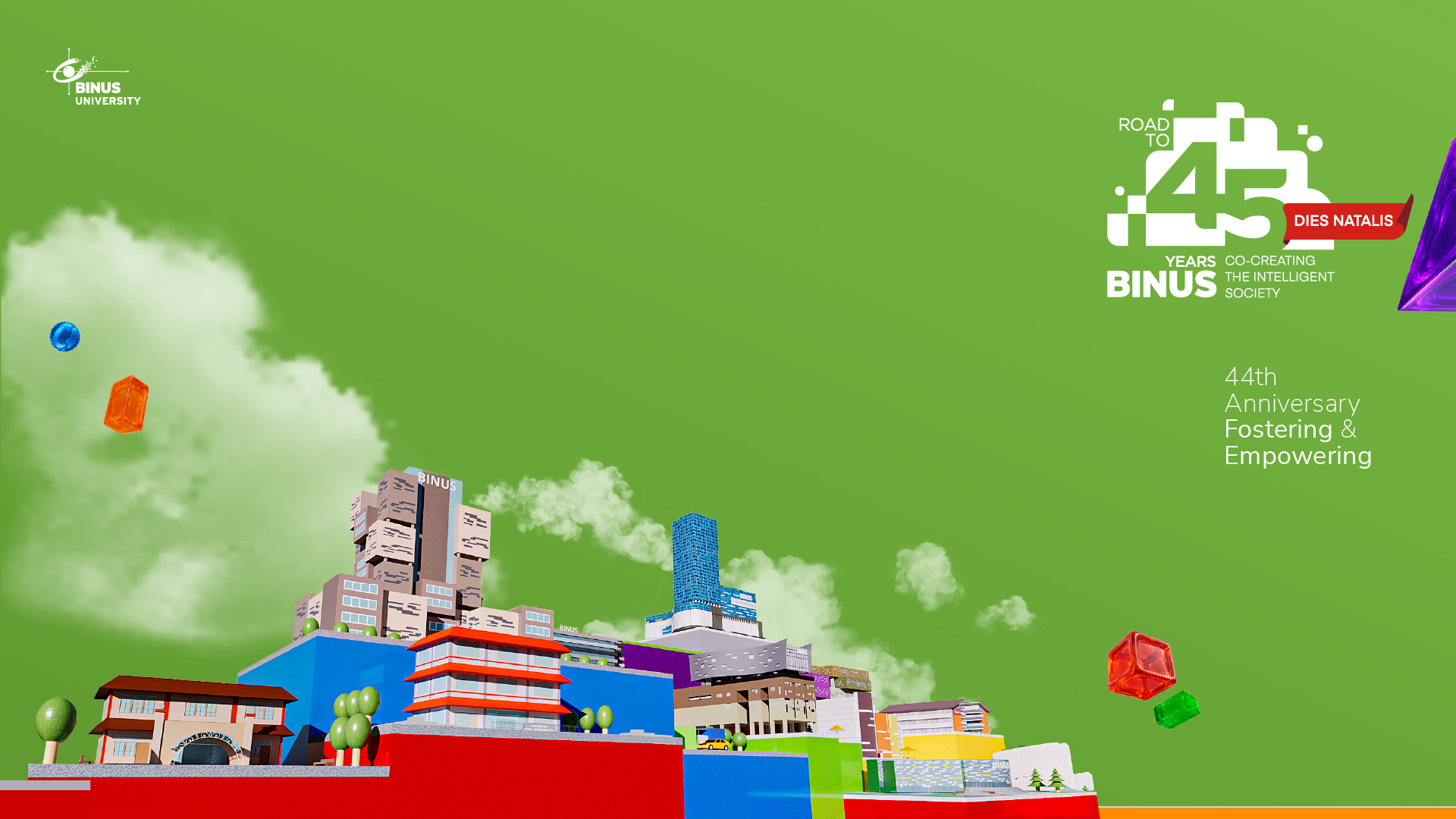 Wallpaper – Road to BINUS 45 Green