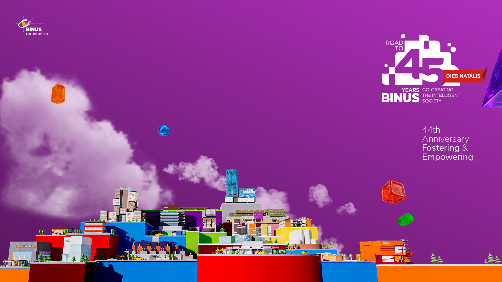 Wallpaper – Road to BINUS 45 Purple