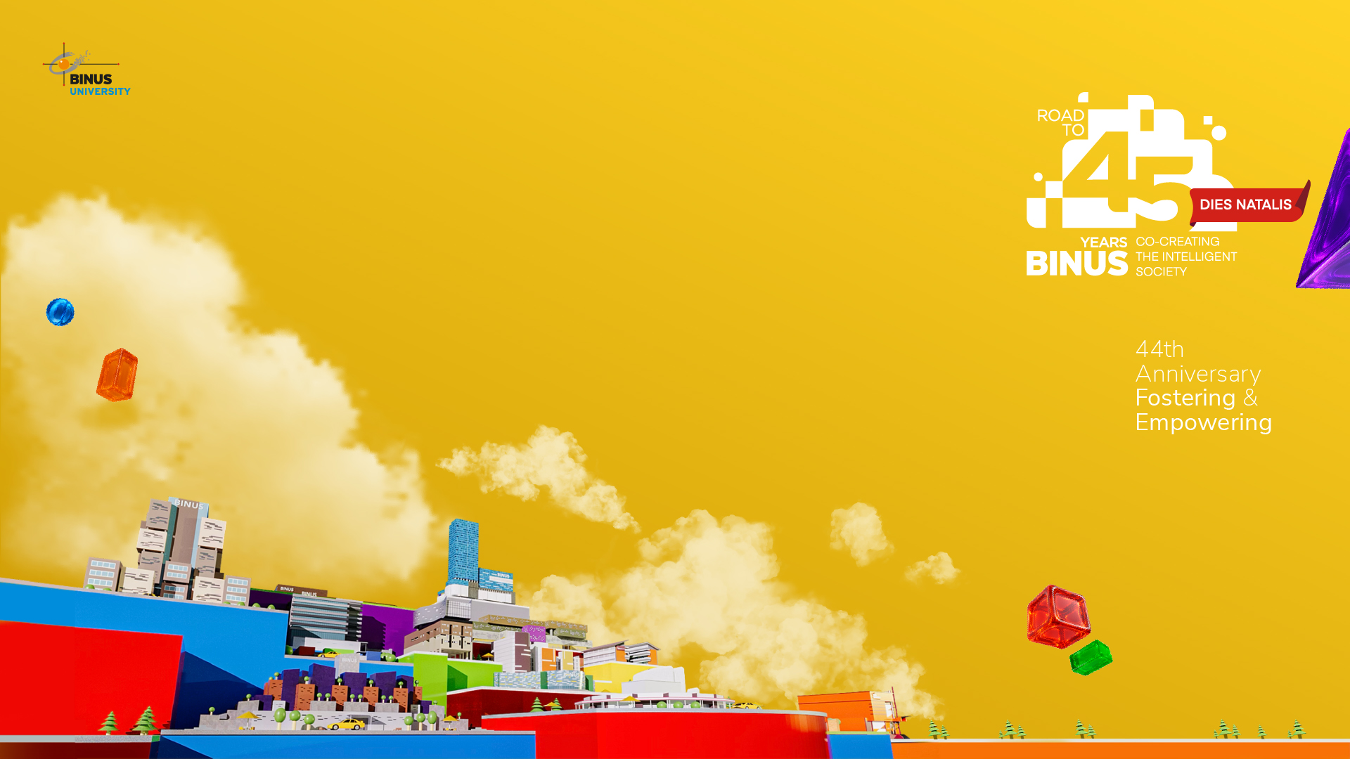 Wallpaper – Road to BINUS 45 Yellow