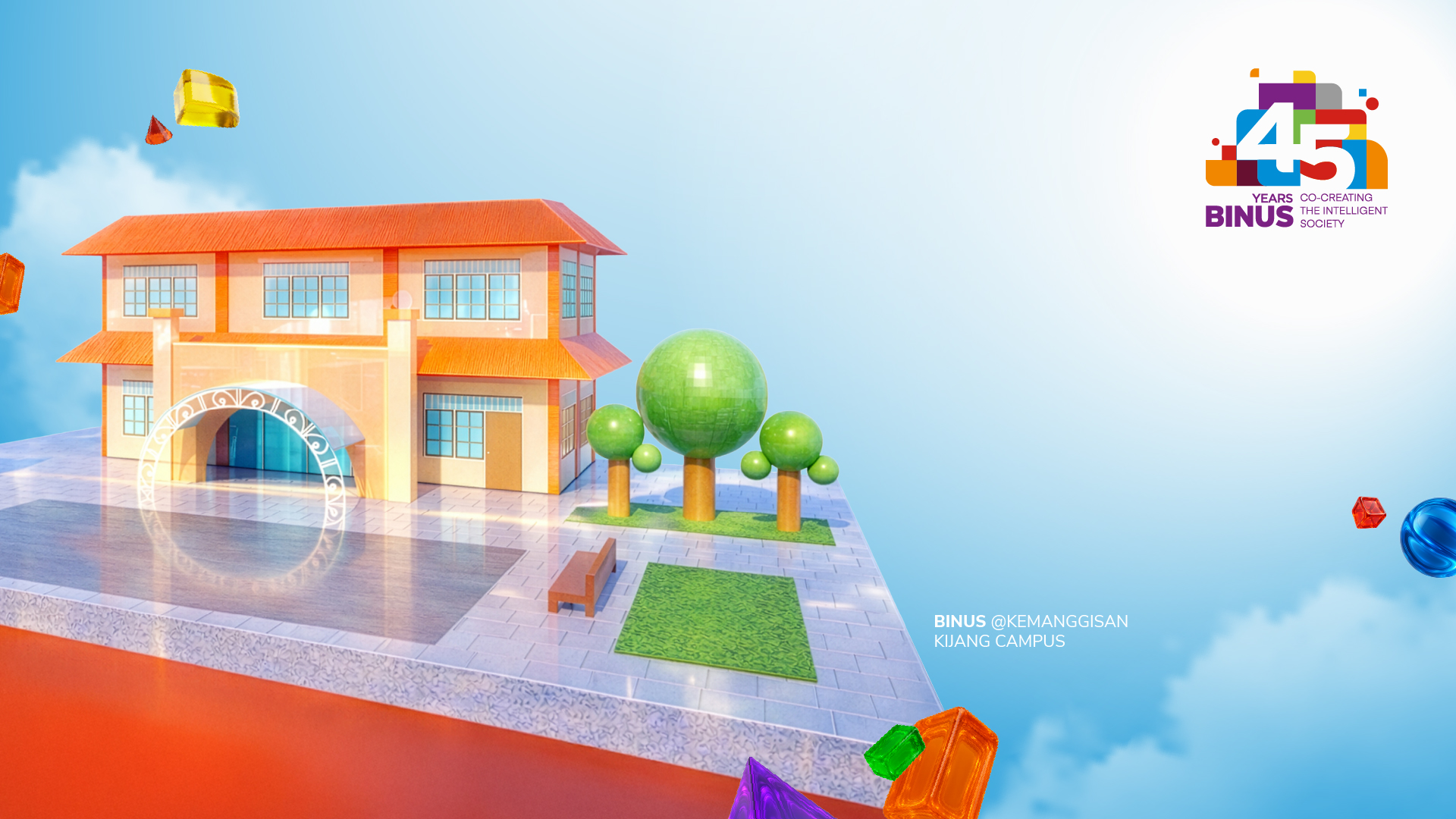 Wallpaper BINUS @Kemanggisan Kijang Campus