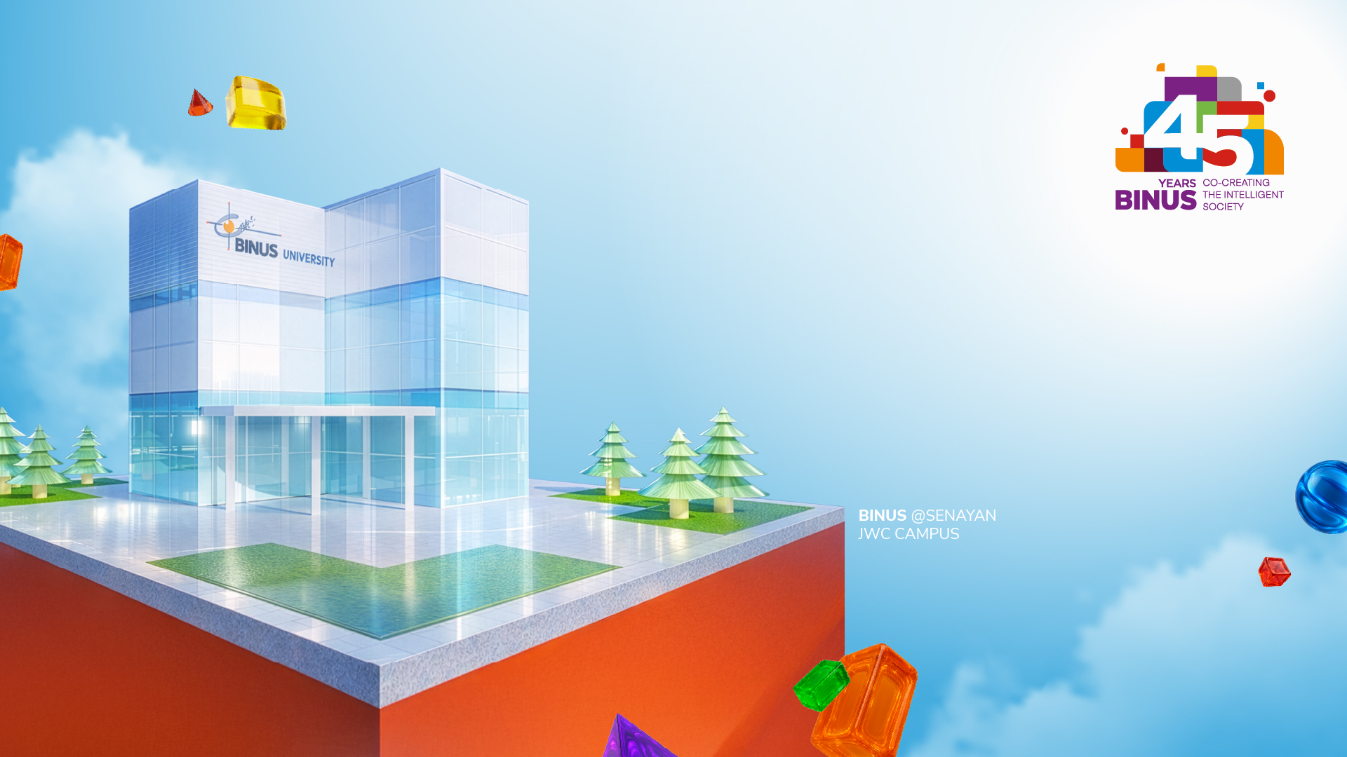 Wallpaper BINUS @Senayan JWC Campus