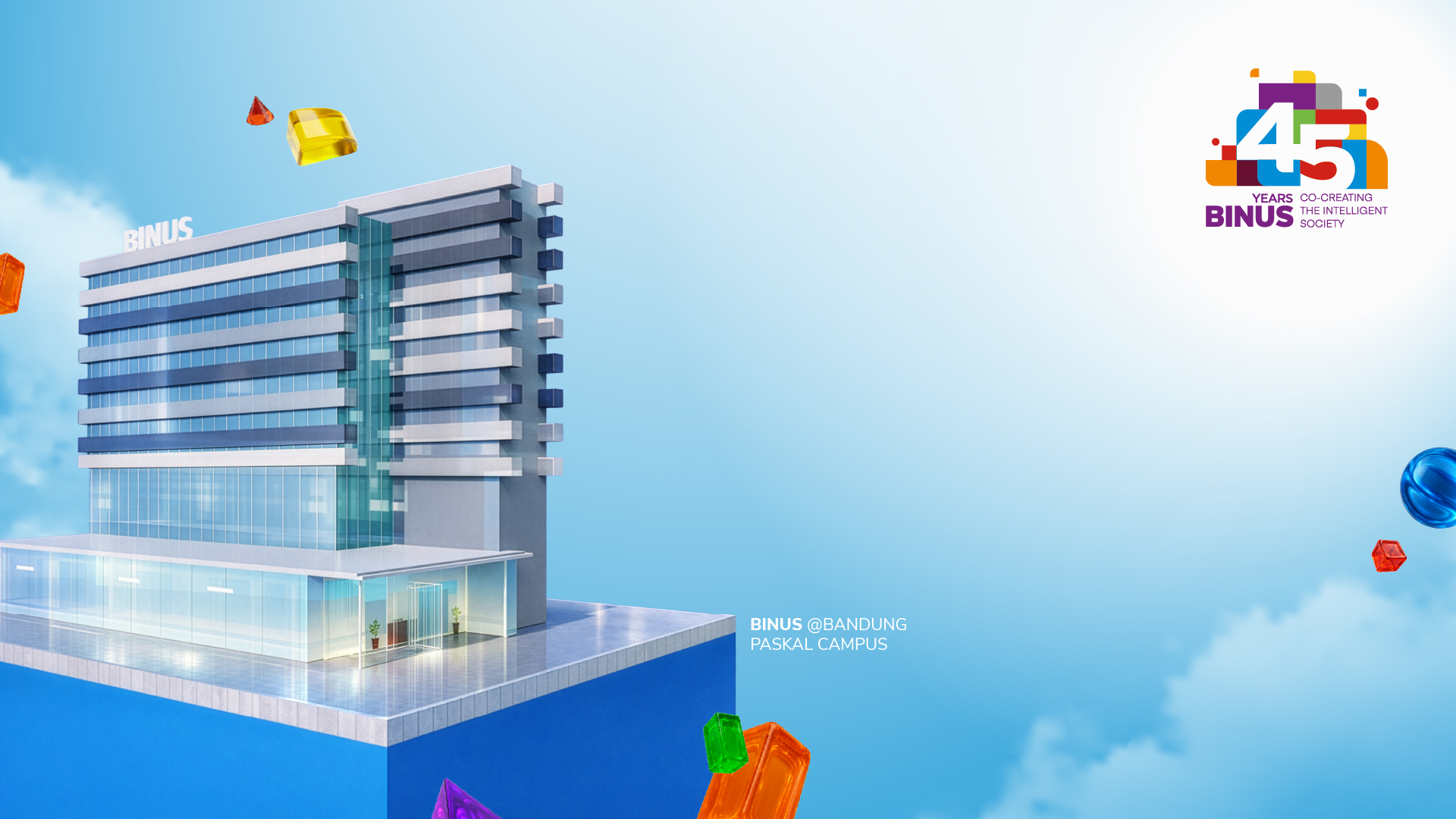 Wallpaper BINUS @Bandung Paskal Campus