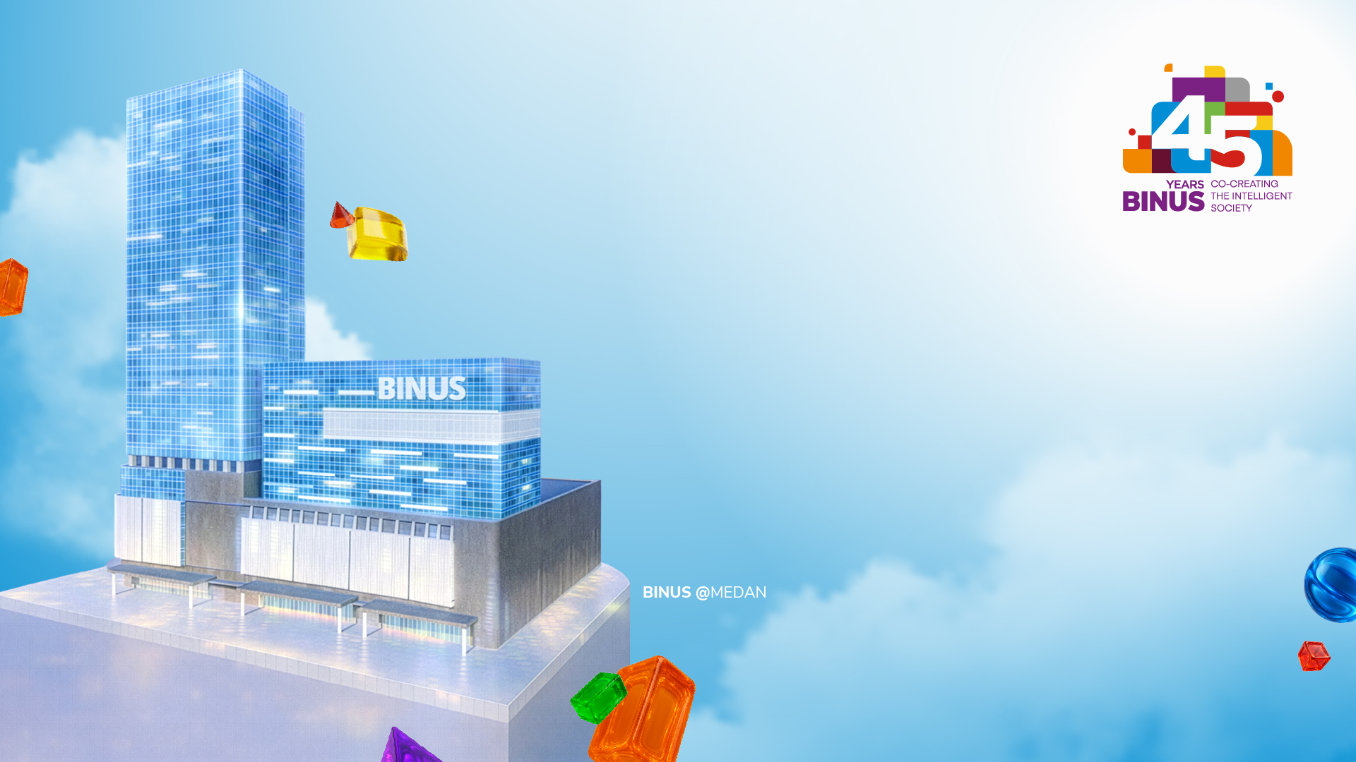 Wallpaper BINUS @Medan