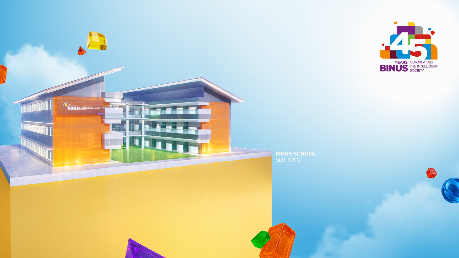 16 Wallpaper BINUS School Serpong Yellow