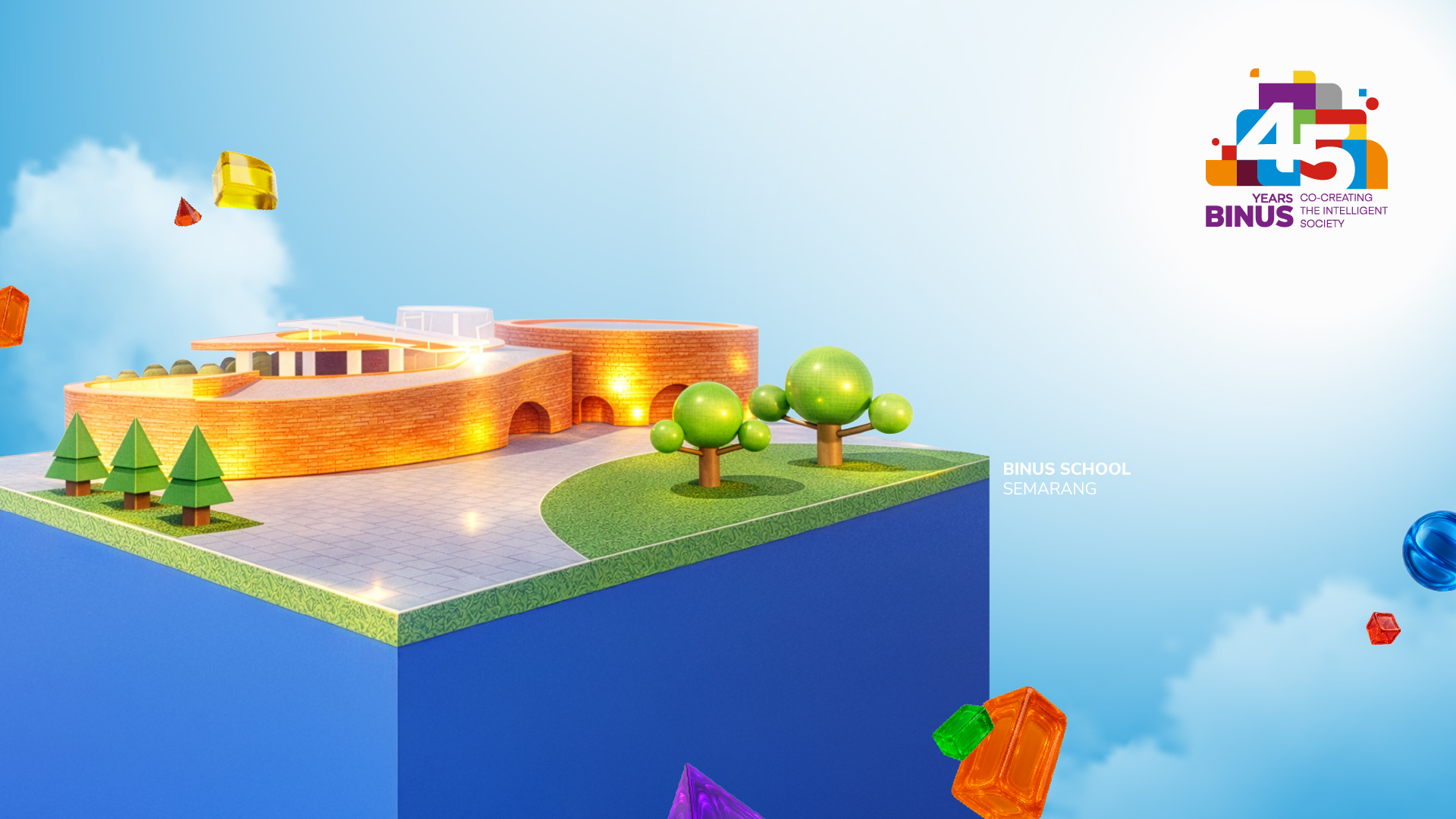 Wallpaper BINUS School Semarang