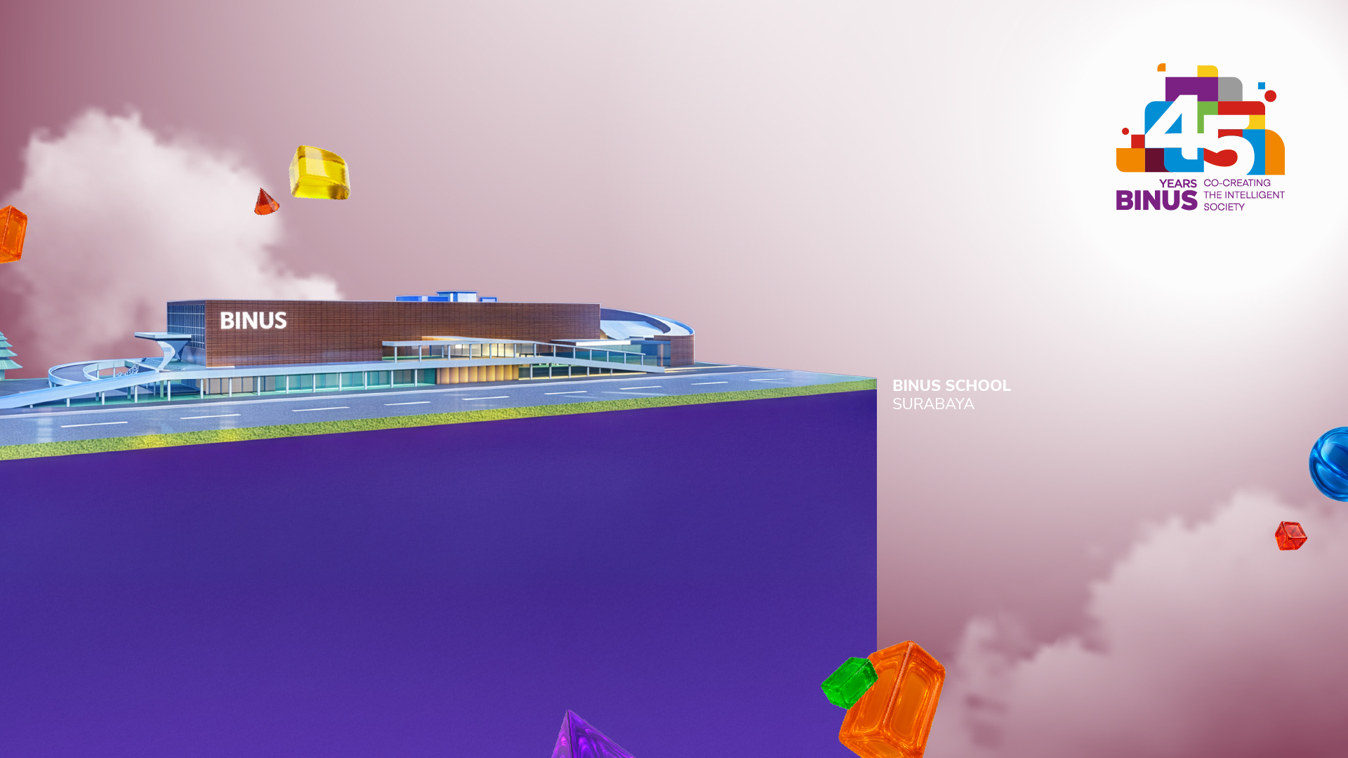 Wallpaper BINUS School Surabaya